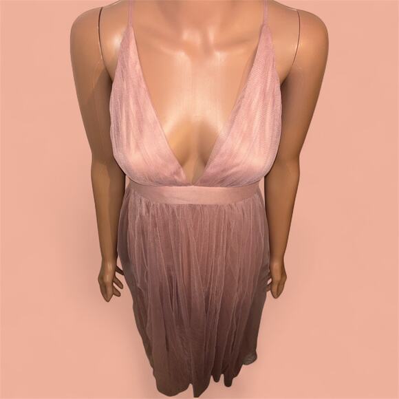 Elisabeth Pleated Tulle Formal Dress Size Small - Picture 3 of 9